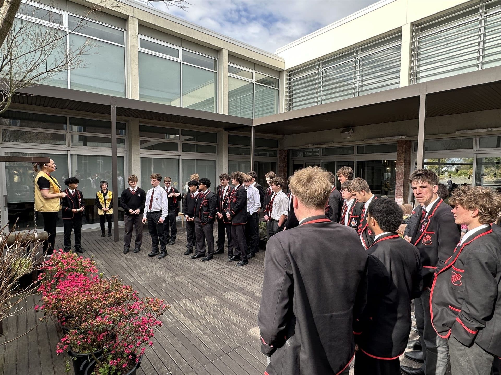 St Bede’s College Students Visited FGS Christchurch for Cultural and Religious Exchange